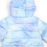 Disney at Primark Frozen II Girls Blue Puffer Jacket Coat with Hood - Girls 12-18m