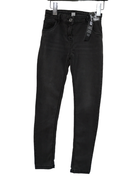 Brand New Tu Super Stretch Washed Black Skinny Jeans - Girls 11yrs