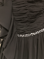 Brand New Tammy Girl One Shoulder Jewelled Waist Black Party Dress - Girls 14-15yrs