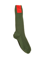 Brand New Innovation Green Ribbed Knee High School Socks - Girls Size UK 9-12