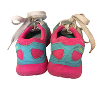 Karrimor Turquoise/Pink Neon Lace Up Trainers - Girls Size Infant UK 11