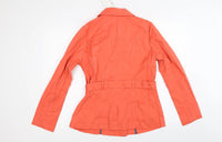 Brand New Next Girls Coral Shower Resistant Trench Coat Jacket with Belt - Girls 15yrs