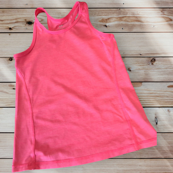 H&M Sport Neon Pink Racer Back Sports Top - Girls 6-8yrs