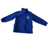 Highfields Primary School Logo Royal Blue Fleece Jacket  - Preloved