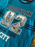 F&F Blue Brooklyn 92 New York City T-Shirt - Boys 12-13yrs