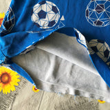 George Football Print Blue T-Shirt - Playwear - Boys 6-7yrs