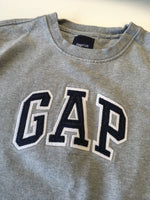 Gap Kids Grey Jumper With Navy Logo - Unisex 6-7yrs