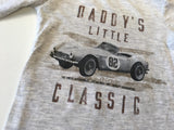 Next Daddy's Little Classic Grey L/S  Car Top - Boys 6-9m