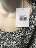 Brand New Isabella Oliver Connie Black & White Floral Top - Size Maternity 5 UK 16-18