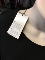 Brand New Isabella Oliver Black Asymmetric Hem L/S Tunic Dress - Size Maternity 4 UK 14