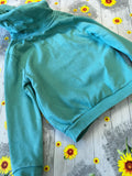 M&S Rainbow Sequin Heart Green Hoodie Jumper - Girls 3-4yrs