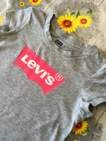 Levi's Girls Grey & Pink T-Shirt - Girls 3-4yrs