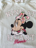 H&M Minnie Mouse Kind At Heart Green T-Shirt - Girls 2-4yrs