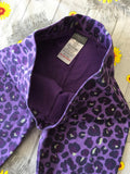 Next Girls Purple Leopard Print Stretch Shorts - Girls 3yrs