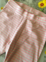 Next Pink Striped Cropped Leggings Shorts - Girls 3-4yrs