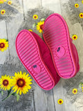 Mothercare Pink Toddler Butterfly Slippers - Girls Size Infant UK 6 EUR 23