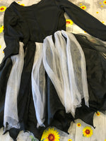 Tu Black Skeleton Bridge Girls Halloween Fancy Dress Costume - Girls 9-10yrs