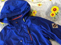 Ted Baker Boys Blue & Orange Lightweight Waterproof Jacket with Hood - Boys 9yrs