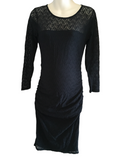 Isabella Oliver Evy Black Lace Occasion Party Dress - Size Maternity 2 UK 10