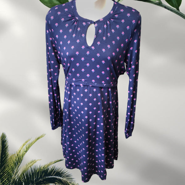 Bebe navy blue discount dress