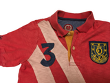  Joules Red Tom Joule Boys Club S/S Polo Shirt - Boys 8yrs