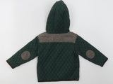 Next Forest Green Quilted Jacket with Hood - Boys 9-12m