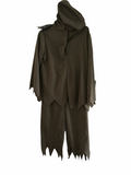 Brown Zombie Halloween Hooded Fancy Dress Costume - Unisex 5-6yrs