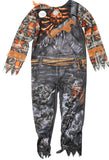 Brand New F&F Black/Orange Light Up Kids Halloween Costume - Unisex 7-8yrs