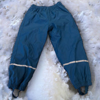 Lupilu Kids Blue Waterproof Elasticated Trousers - Unisex 4-6yrs