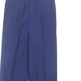 Brand New M&S Autograph Blue Supercrease Smart Suit Trousers - Boys 3-4yrs