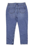 Brand New M&S Girls Blue Stonewash Mom Fit Adjustable Waist Jeans - Girls 13-14yrs
