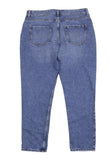 Brand New M&S Girls Blue Stonewash Mom Fit Adjustable Waist Jeans - Girls 13-14yrs