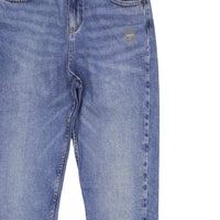 Brand New M&S Girls Blue Stonewash Mom Fit Adjustable Waist Jeans - Girls 13-14yrs