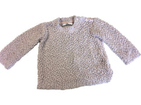 M&S Girls Light Pink Textured Bobble Jumper - Girls 2-3yrs