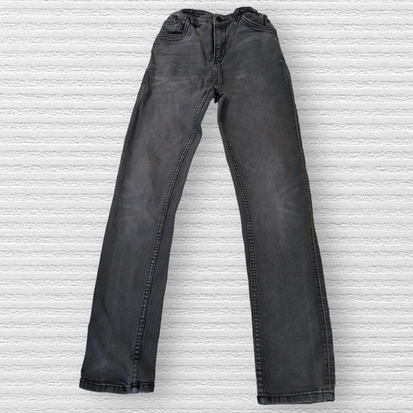 Matalan Boys Faded Black Adjustable Waist Skinny Jeans - Boys 13yrs
