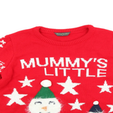 Blooming Marvellous Mummy's Little Snowflake Maternity Christmas Jumper - Size Maternity M UK 12-14