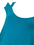 Isabella Oliver Turquoise Cold Shoulder Midi Dress - Size Maternity 1 UK 8