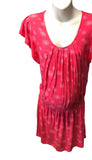 Colline Maternity Red Stretch Jersey Print Low Waist Dress - Size Maternity UK 10-12