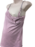 H&M Mama Pale Pink Nursing Vest Top - Size Maternity M UK 12-14