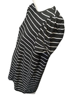 New Look Maternity Black & White Stripe S/S T-Shirt - Size Maternity UK 14
