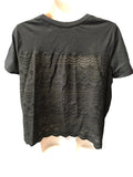 New Look Maternity Black Box Top with Crochet Back S/S - Size Maternity UK 14