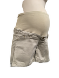 H&M Mama Stone Over Bump Denim Shorts - Szie Maternity US 10 UK 14