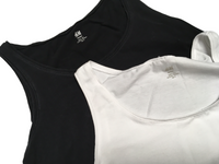 H&M Black & White 2 x Vest Tops Mama Bundle - Maternity L UK 16-18
