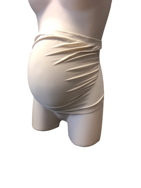 Nude Elasticated Stretch Bump Support Band - Maternity One Size