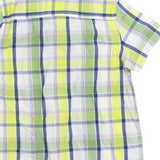 Brand New Mayoral Lime Green Checked S/S Cotton Shirt - Boys 18m