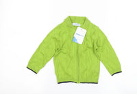 Brand New Mayoral Pistachio Green Zip Up Knitted Cardigan - Boys 12m