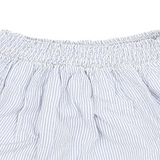 Mini Boden Blue Striped Pure Cotton Zebra Skirt - Girls 3-4yrs