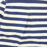 Mini Boden Blue Striped Jersey Jacket - Girls 5-6yrs