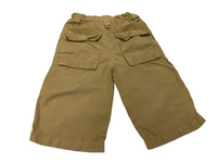 Mini Boden Tan Brown Utility Shorts with Adjustable Waist - Boys 8yrs