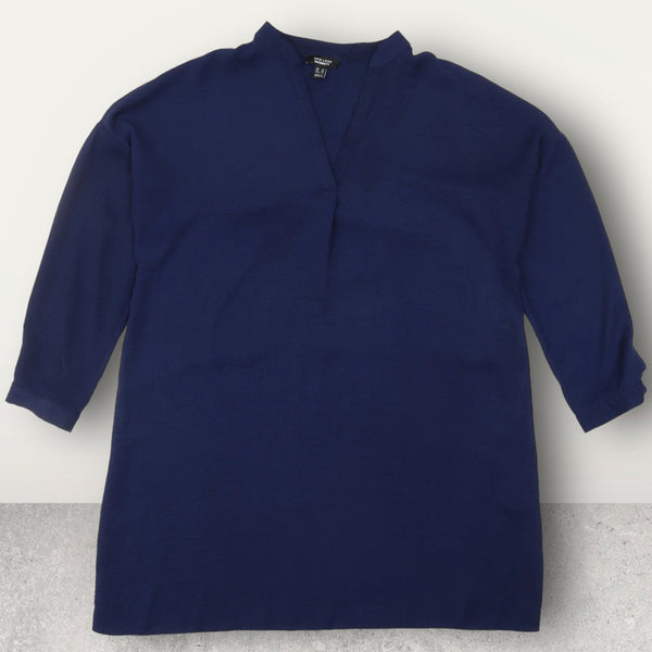 New Look Maternity Navy Blue Loose Fit Boxy Tunic Dress - Size Maternity UK 14